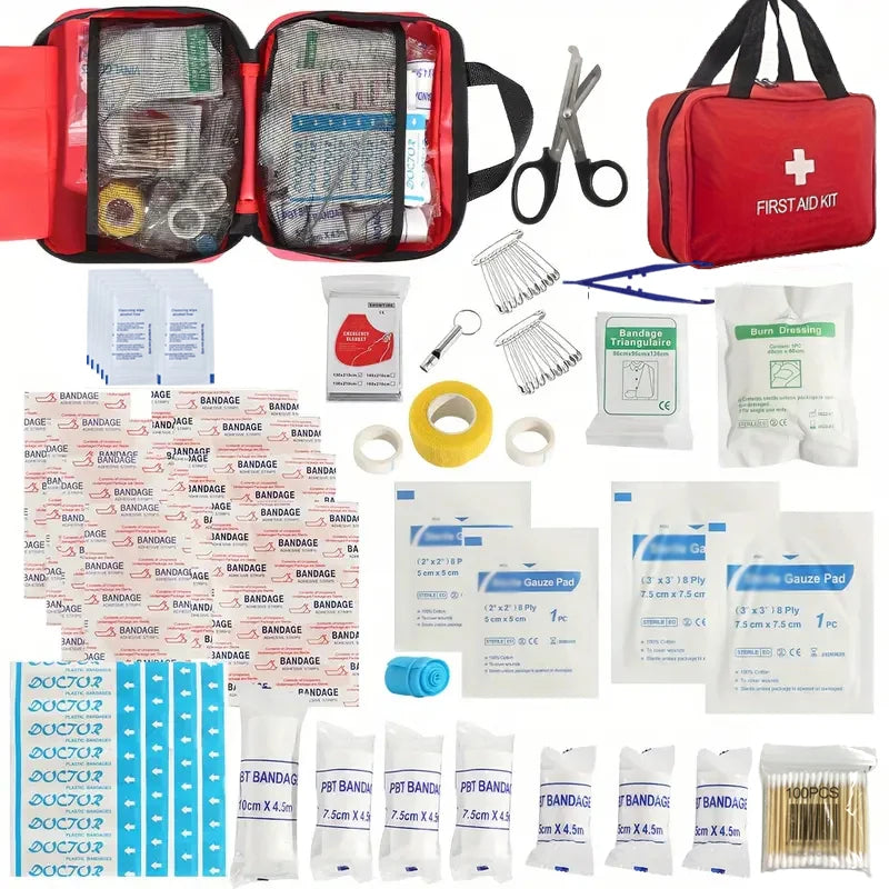 Zenith Trek 200-Piece First Aid Kit | Outdoor Survival & Emergency Bag