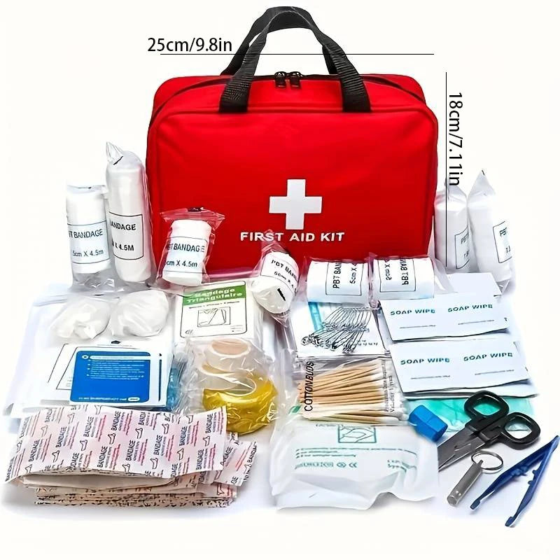 Zenith Trek 200-Piece First Aid Kit | Outdoor Survival & Emergency Bag