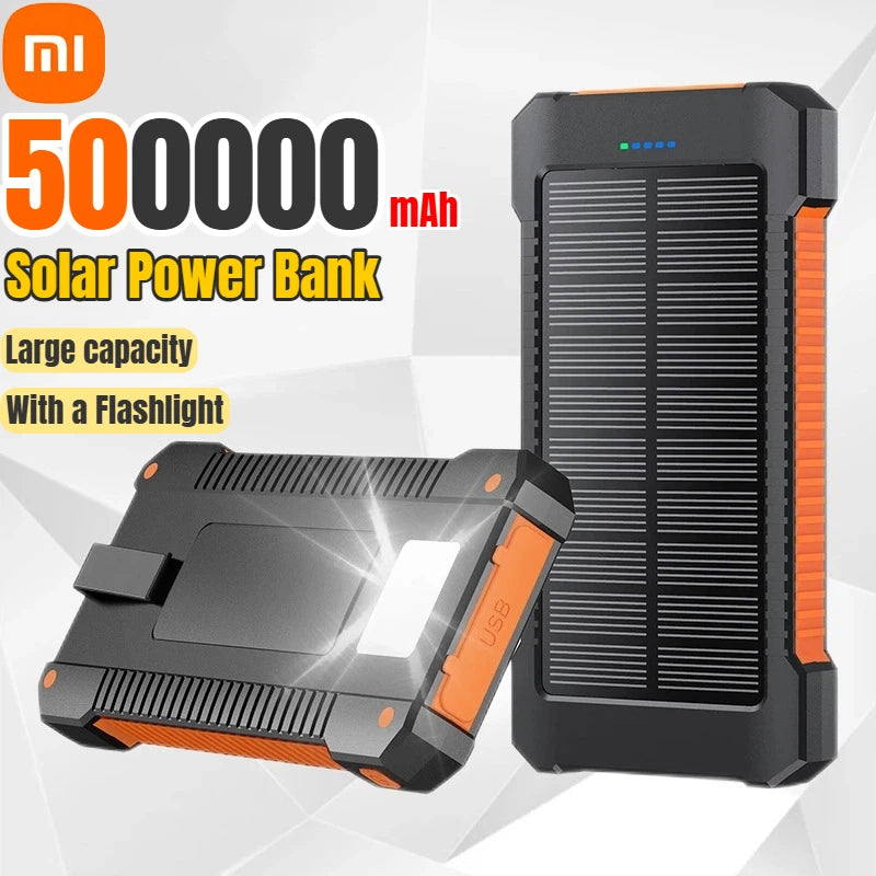 Solar Power Bank 50000mAh | Fast-Charge Outdoor Portable Battery by Zenith Trek