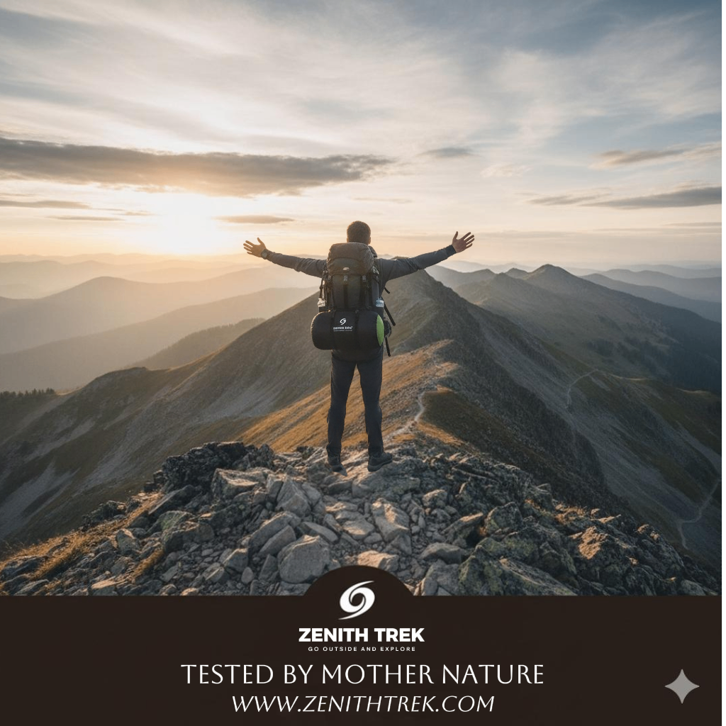 Comfy Feet Sleeping Bag® by Zenith Trek – durable, waterproof, and spacious outdoor sleeping bag designed for comfort and warmth on any adventure