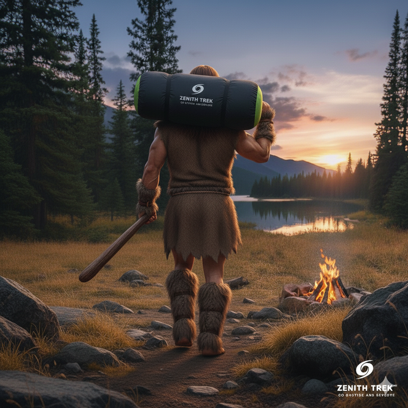 A motivational quote from Zenith Trek that reads: "Every great adventure begins with one spark of curiosity - mine began here.